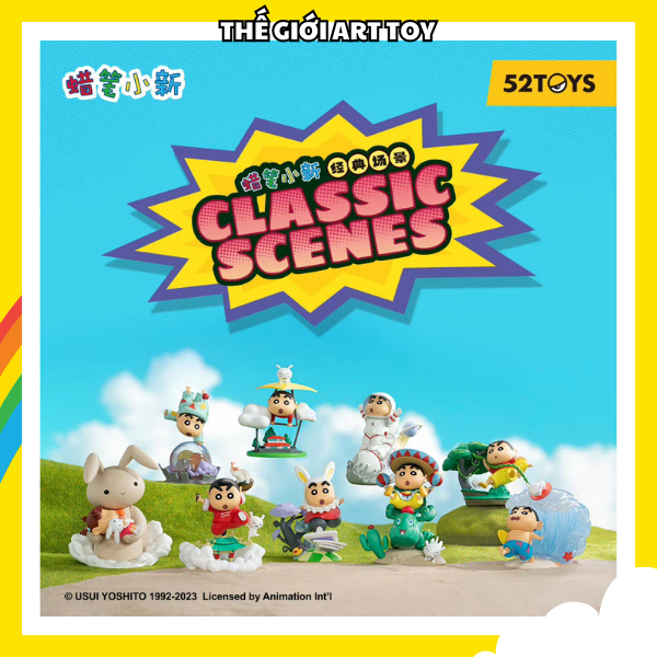 (Order) Mô Hình Crayon Shin Chan Classic Scenes Chính Hãng 52Toys - Tùy Chọn Mẫu