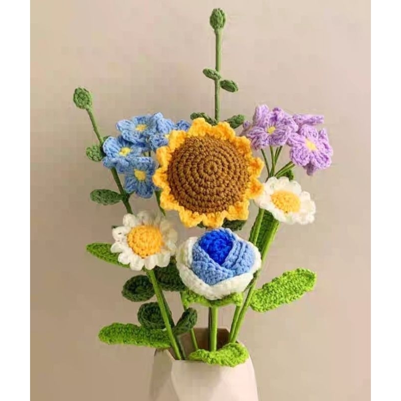 Cành lá bằng len handmade trang trí ❤️