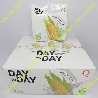 Thùng Sữa Bắp hòa tan Day to Day Trần Quang 10 bịch 600g (20 gói nhỏ 30g)