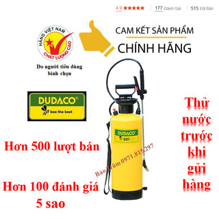 Bình tưới cây, bình xịt DUDACO 801 dung tích 8 lít và DUDACO 401 dung tích 4 lít chất lượng cao