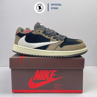 Giày Air Jordan 1 Low Travis Scott Cactus Jack  - BẢN CAO CẤP ( Da Phấn ) | Fullbox - Kèm 3 dây phụ