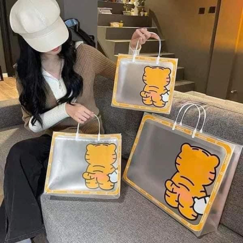 Set 3 túi xách 3 kích cỡ chống thấm nước thích hợp mang đi picnic đi chơi BADAYO