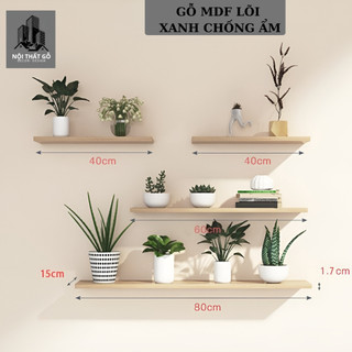 Kệ treo tường Rộng 40cm x sâu 15cm gỗ