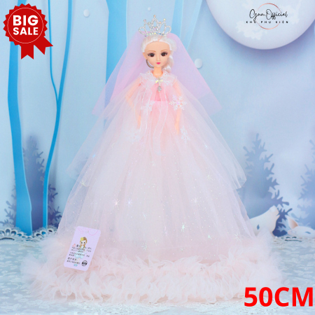 Búp Bê Elsa Cao Cấp Cho Bé Gái Đủ Màu Sắc Các Khớp Xoay 360 Độ   - Guu.official