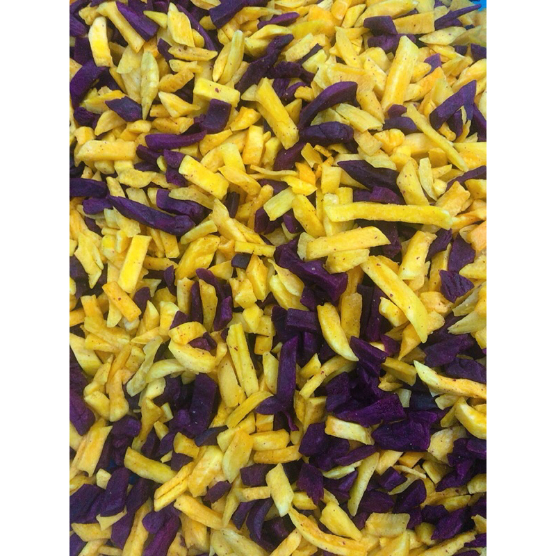 1kg Khoai Lang Sấy Mix 2 Màu
