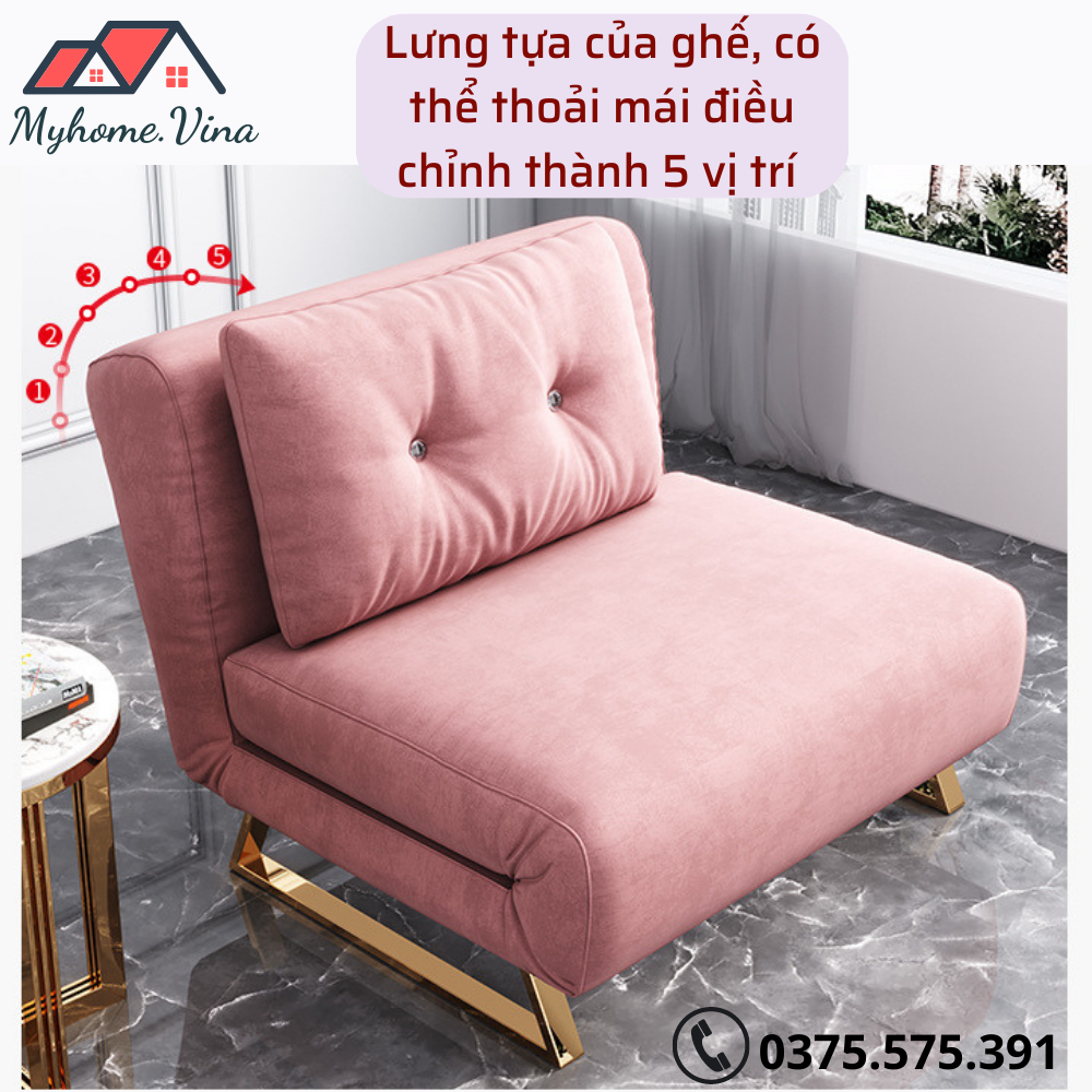 Ghế Sofa Giường Gấp Gọn Đa Năng 2 Trong 1, Sofa Giường Thông Minh Vải Nhung Nỉ Cao Cấp, Khung Ghế Chắc Chắn  ( MẪU MỚI ) | BigBuy360 - bigbuy360.vn