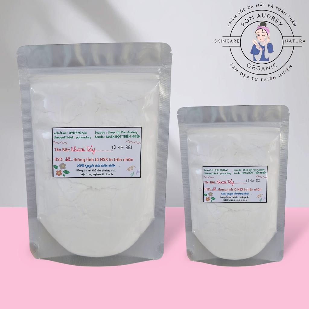 Bột Khoai Lang Tím Sữa, Tinh Khoai Tây Nguyên Chất Thiên Nhiên