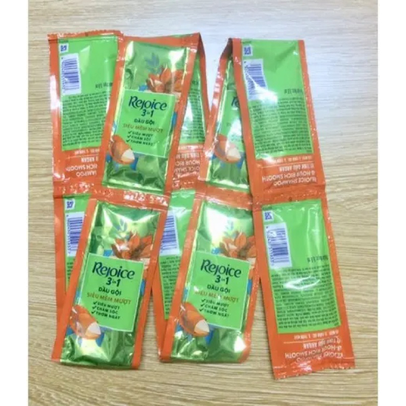 Dây 10 gói dầu gội rejoice siêu mềm mượt 5,8ml