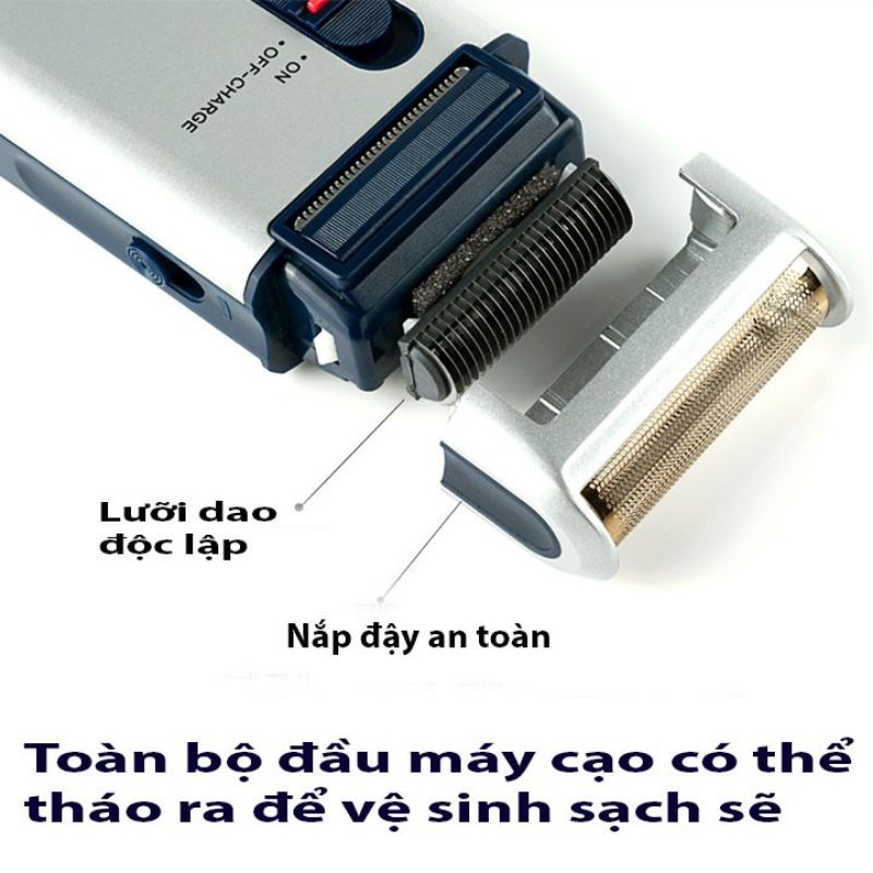 Máy Cạo Râu, Máy Cạo Khô Nam Scw 301u Đa Năng Yanduo Kiêm Tông Đơ Phong Cách Mạnh Mẽ