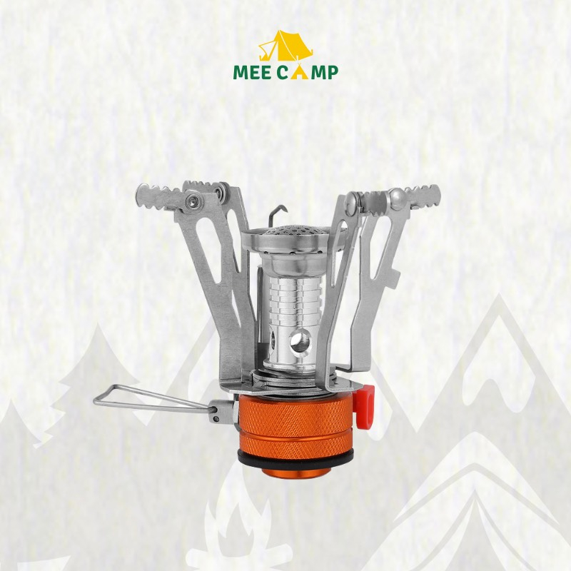 Bếp ga nano mini gấp gọn mang đi phượt, du lịch dã ngoại tiện lợi, bếp ga mini nhỏ gọn - Mee camping