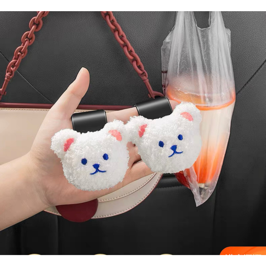 Móc Treo Đồ Sau Ghế Ô Tô Nhiều Hình Thú Bông Dễ Thương –  Tiện Dụng Dành Cho Ô Tô, Xe Hơi Siêu Bền- MÓC CHỮ S-MainaShop
