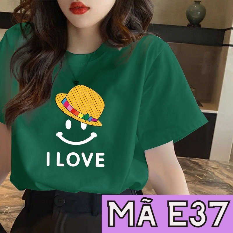 Áo thun nữ kiểu dáng trẻ trung, chất liệu cotton mặc thoải mái, thấm hút mồ hôi tốt