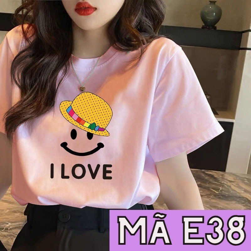 Áo thun nữ kiểu dáng trẻ trung, chất liệu cotton mặc thoải mái, thấm hút mồ hôi tốt