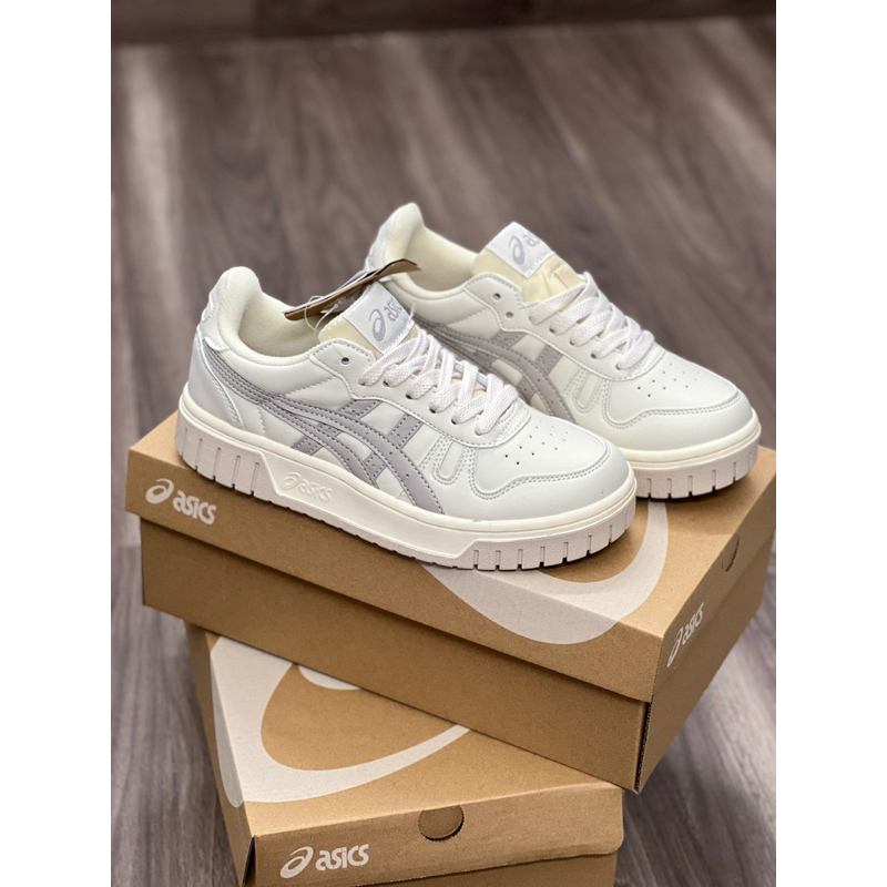 Giày Thể Thao Sneakef AC COURT MZ CREAM WHITE trắng kem xám bản đẹp nhất thị trường có sẵn