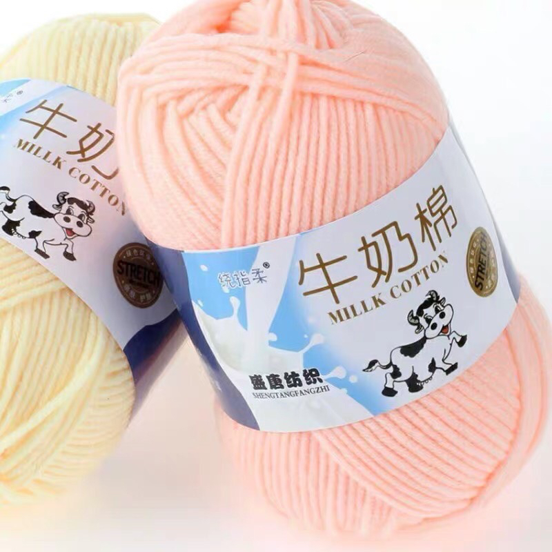 Len cuộn milk bò 50g bảng 92 màu