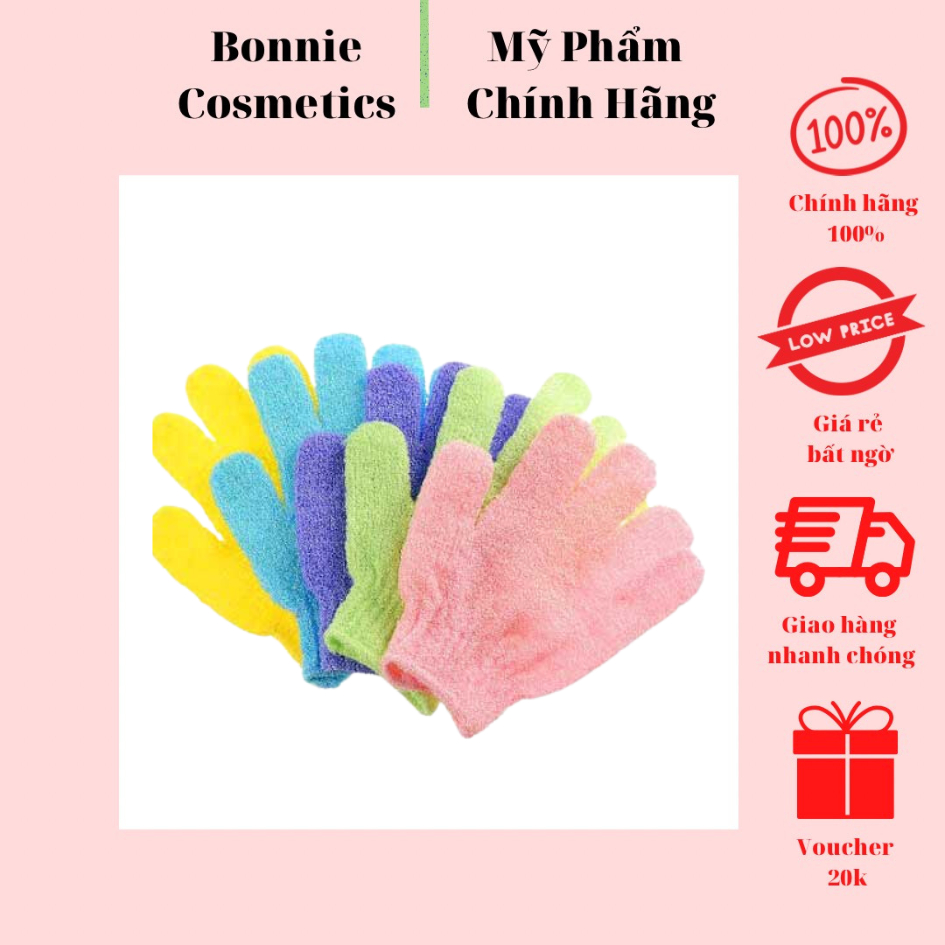 Găng Tay Tắm Tẩy Tế Bào Chết Scrubber Glove Features Nội Địa Trung ( Ngẫu Nhiên )
