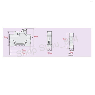 Đế cầu chì CHINT RT28-32X 1P ̣(hàng chính hãng Chint)