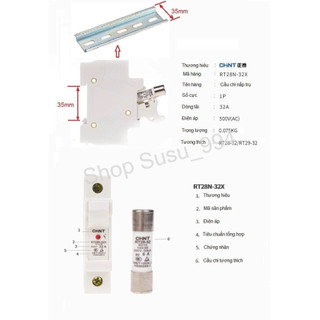 Đế cầu chì CHINT RT28-32X 1P ̣(hàng chính hãng Chint)