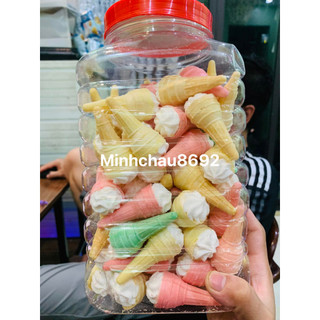 Kem bông ốc quế