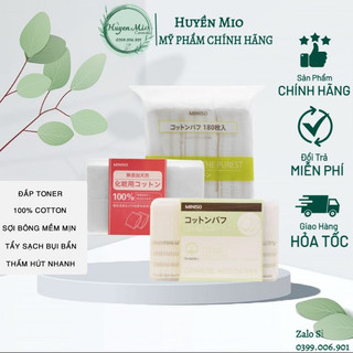 Hộp Bông Tẩy Trang Miniso 1000 - 800 - 475 - 180 -150 miếng -Huynmio