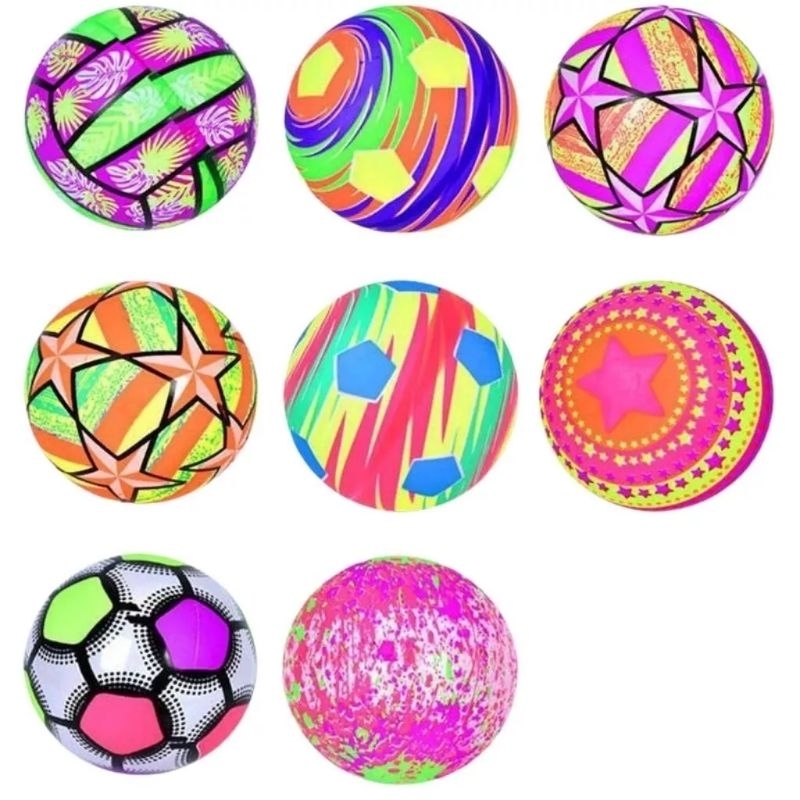 Xả lỗ trái banh silicon Dạ quang,bóng bơm hơi phát sáng nhiều màu vui nhộn