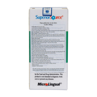 THỰC PHẨM BẢO VỆ SỨC KHỎE GABA 100MG