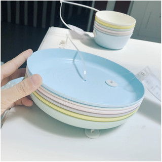 Bộ 6 đĩa nhựa ăn cho bé kalas ikea