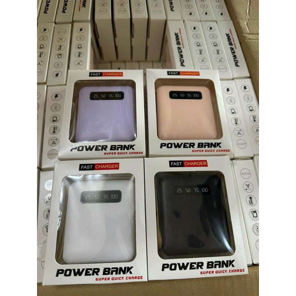 Sạc Dự Phòng 20000mAh Tích Hợp 4 Cổng Sạc - Pin Dự Phòng Mini Màn Hình Led Bảo Hành 6 Tháng