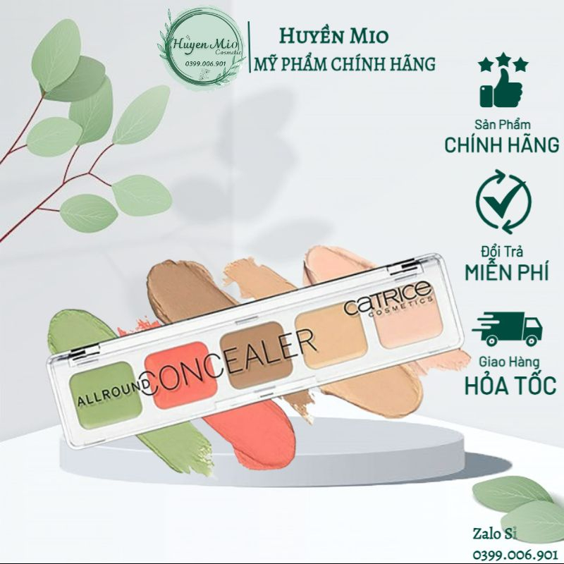 Bảng che khuyết điểm CATRICE Allround Concealer Palette-huyenmio