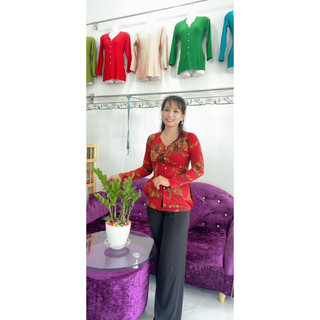 Áo Bà Ba thun lanh Lưới