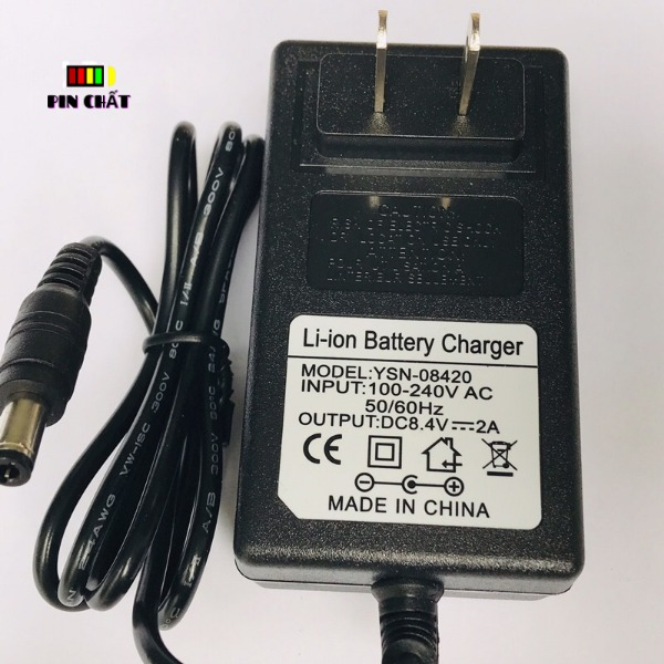 Củ sạc 8.4 -2A  dùng cho các thiết bị sử dụng pin 8,4v ( loại tốt)