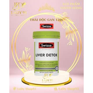 Viên Uống Thải  Độc Gan Liver Detox Swisse 120 viên