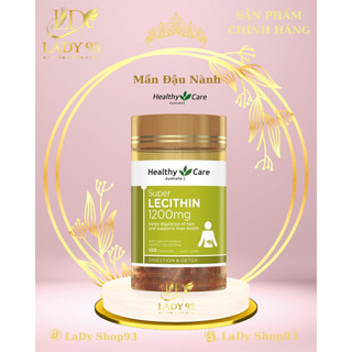Viên uống Mầm Đậu Nành Healthy Care Super Lecithin 1200mg - Úc