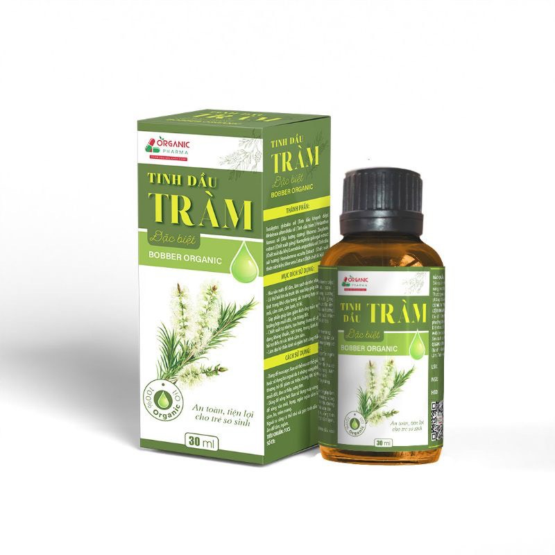 Tinh dầu tràm nguyên chất Bobber 30ml hỗ trợ kích ứng mẩn ngứa, cảm lạnh cảm cúm cho trẻ
