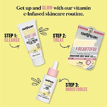 Serum vitC sáng da Soap & Glory Glow With It 10% Vitamin C Serum 25mL