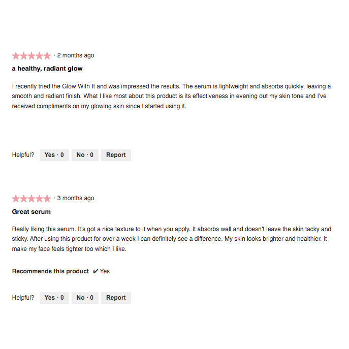 Serum vitC sáng da Soap & Glory Glow With It 10% Vitamin C Serum 25mL