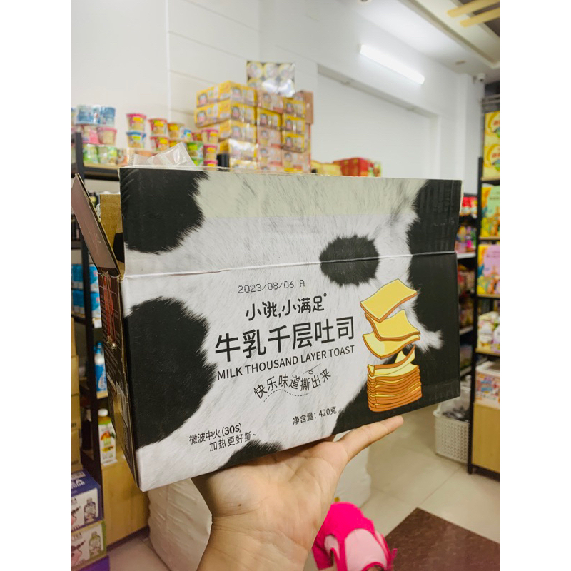 Bánh mì /sanwich ngàn lớp ngũ cốc kem sữa mềm mịn, đồ ăn sáng ngon rẻ hot hit