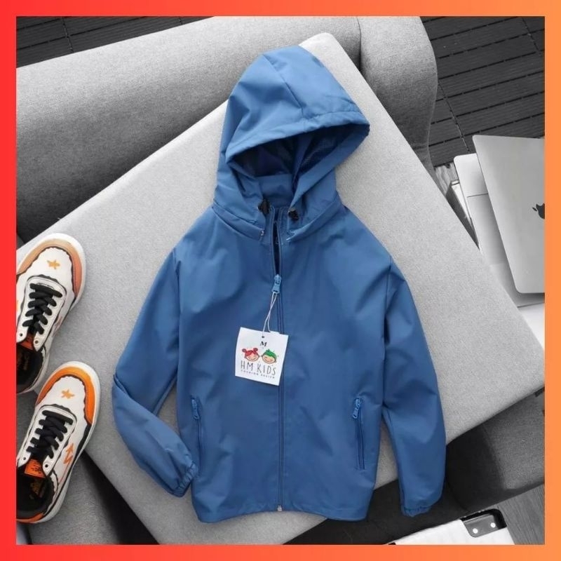 Áo gió chống nước cho bé trai, bé gái lót lưới cao cấp