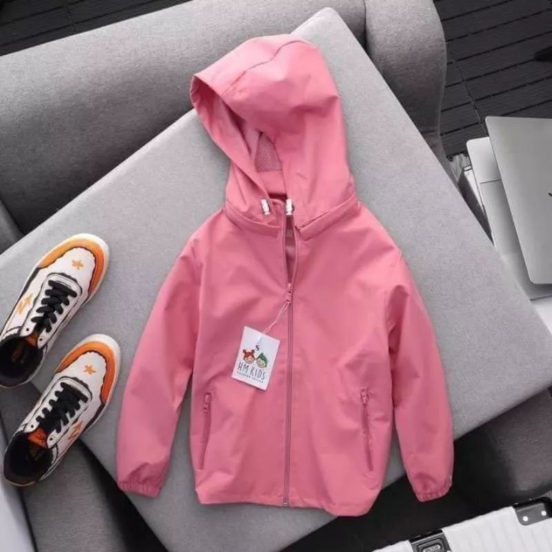 Áo gió chống nước cho bé trai, bé gái lót lưới cao cấp