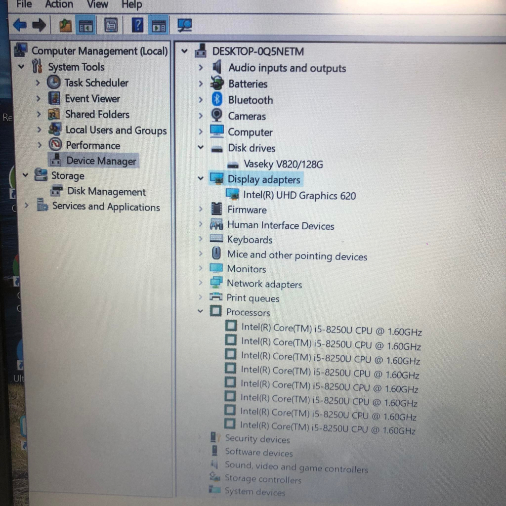 Máy Laptop Acer Aspire E5-476 Core I5 8250U, 4gb ram, 128gb ssd, Vga Intel UHD Graphics 620, 14 inch Full HD. Đẹp Rẻ