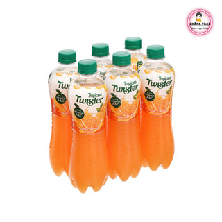 Combo 6 chai nước cam ép Twister Tropicana 450ml
