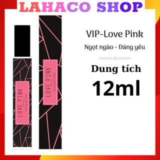 Love pink- tinh dầu nước hoa nữ dạng lăn thơm lâu, nước hoa nữ chính hãng mini 12ml Lahaco Shop