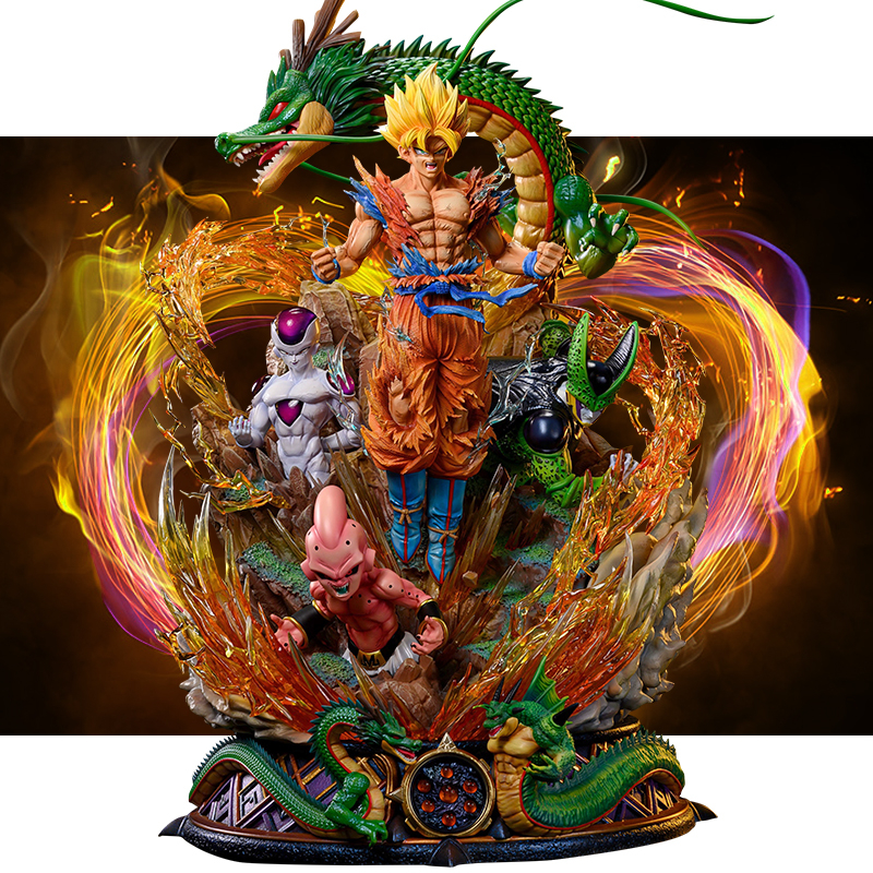 mô hình Dragon Ball goku bản năng vô cực Frieza Buu Cell Super Saiyan (surprise gift) dragonball Figure trang trí Anime