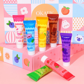 Keo kem tuýp 15ml hương trái cây dễ thương trang trí toploader, vỏ ốp điện thoại, kẹp tóc, làm slime