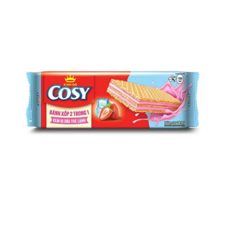 Bánh xốp kem Cosy gói 148,8g.