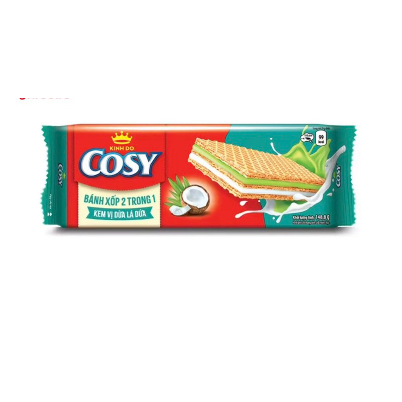 Bánh xốp kem Cosy gói 148,8g.