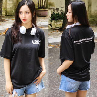 Áo thun nữ form rộng UNDERBROKEN, áo phông form rộng tay lỡ, áo unisex co giãn thoáng mát - thương hiệu UMPEME