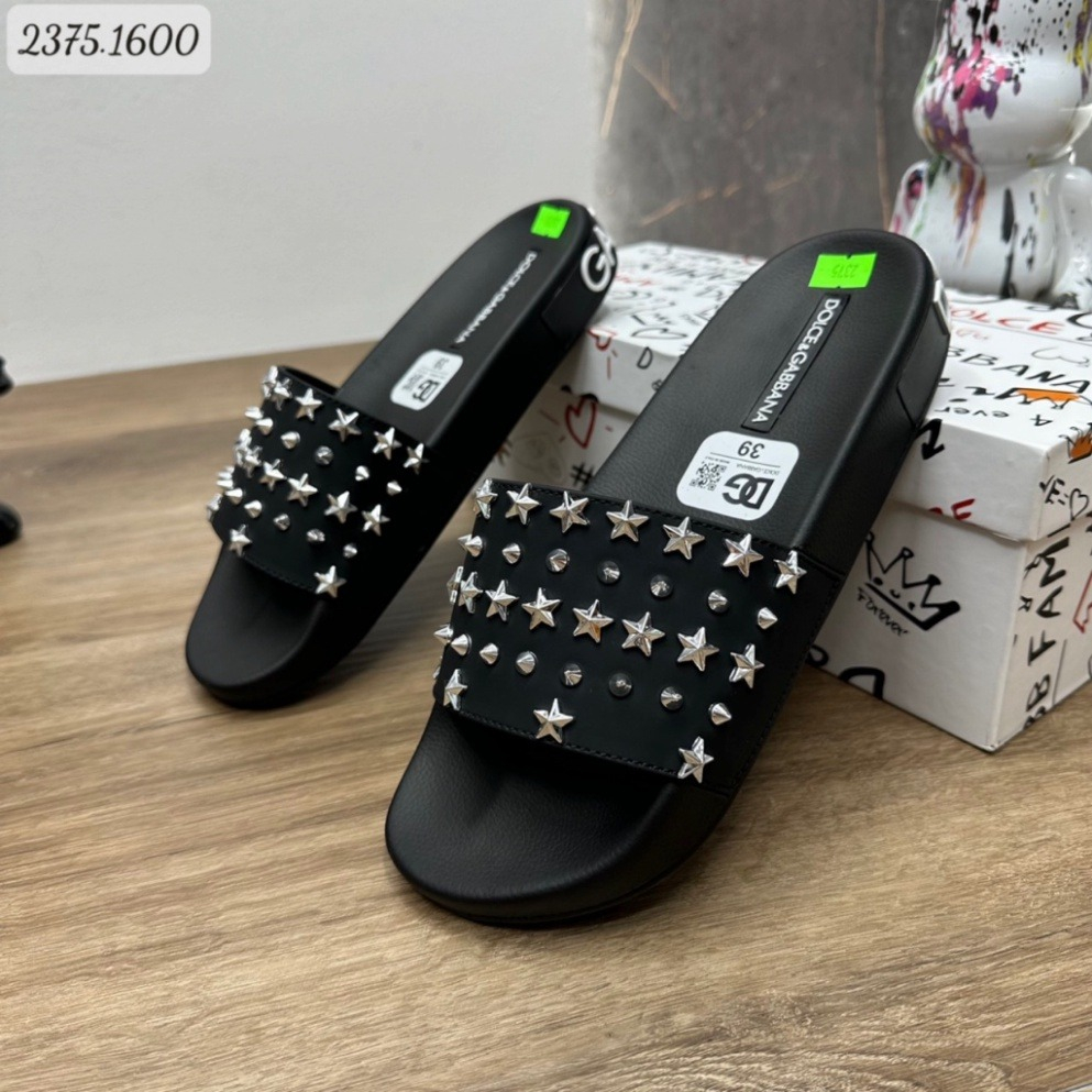 Dép Nam DG Đính Ngôi sao Quai Ngang - Đế Cao Su Cao Cấp - Dép DG Cho Nam Hot 2023