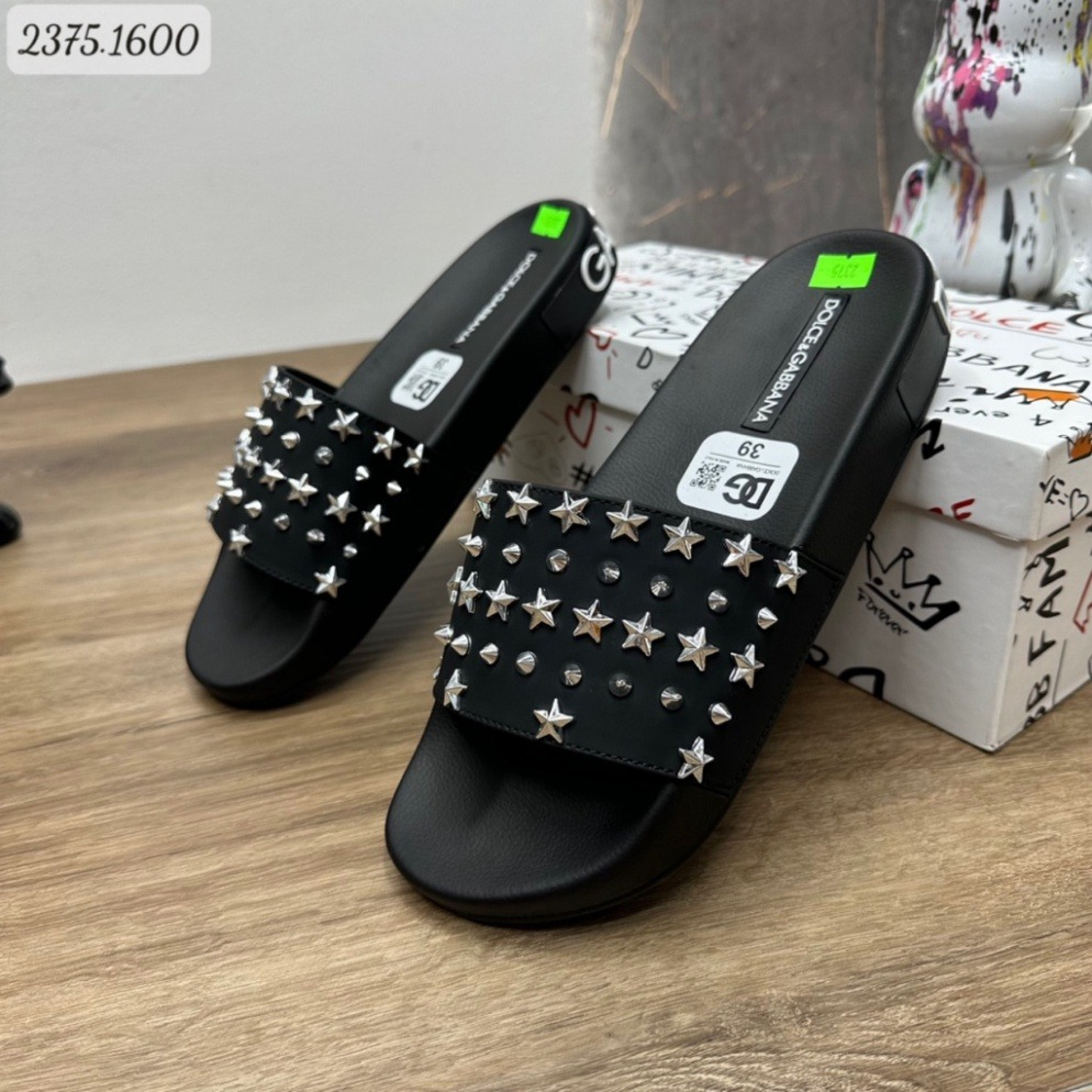 Dép Nam DG Đính Ngôi sao Quai Ngang - Đế Cao Su Cao Cấp - Dép DG Cho Nam Hot 2023