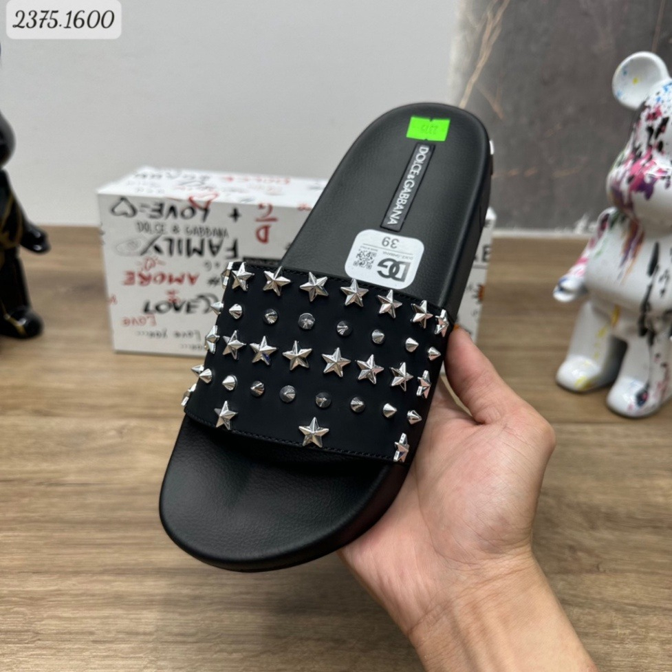 Dép Nam DG Đính Ngôi sao Quai Ngang - Đế Cao Su Cao Cấp - Dép DG Cho Nam Hot 2023